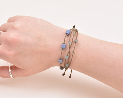 *LIMITED* Handmade Recycled Glass Bracelets