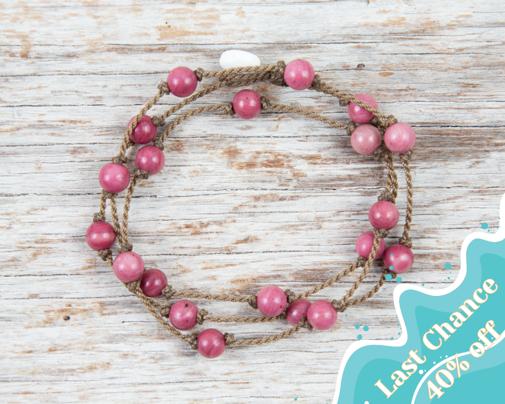 Wrap-0469-Rose Rhodonite Round Petite