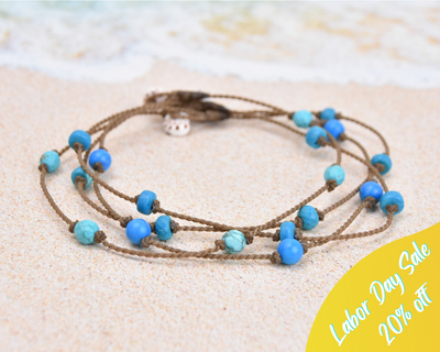 Ocean Blues - Princess Anklets