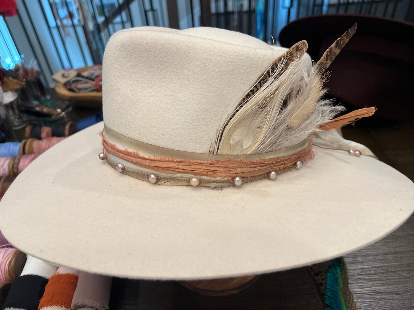 The Duet, a necklace + a hatband!
