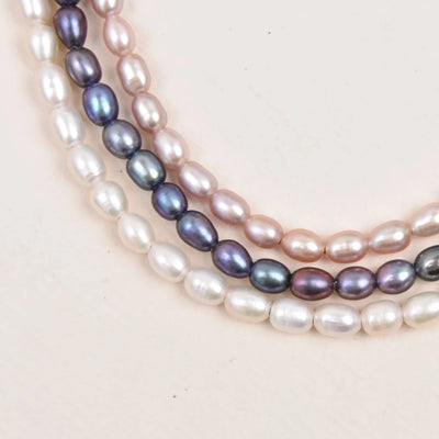 The Crown Rice Pearl Anklet