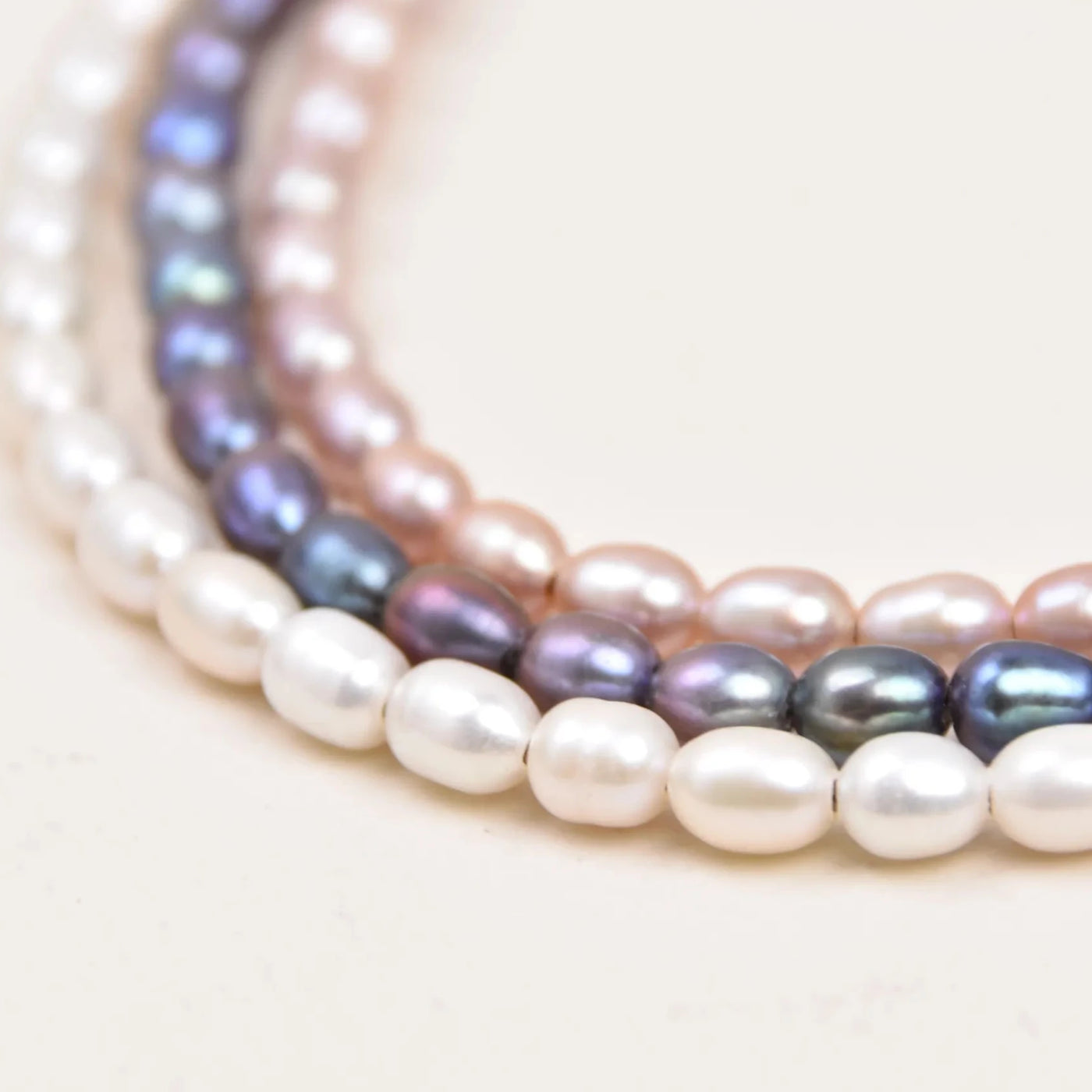 The Crown Rice Pearl Bracelet