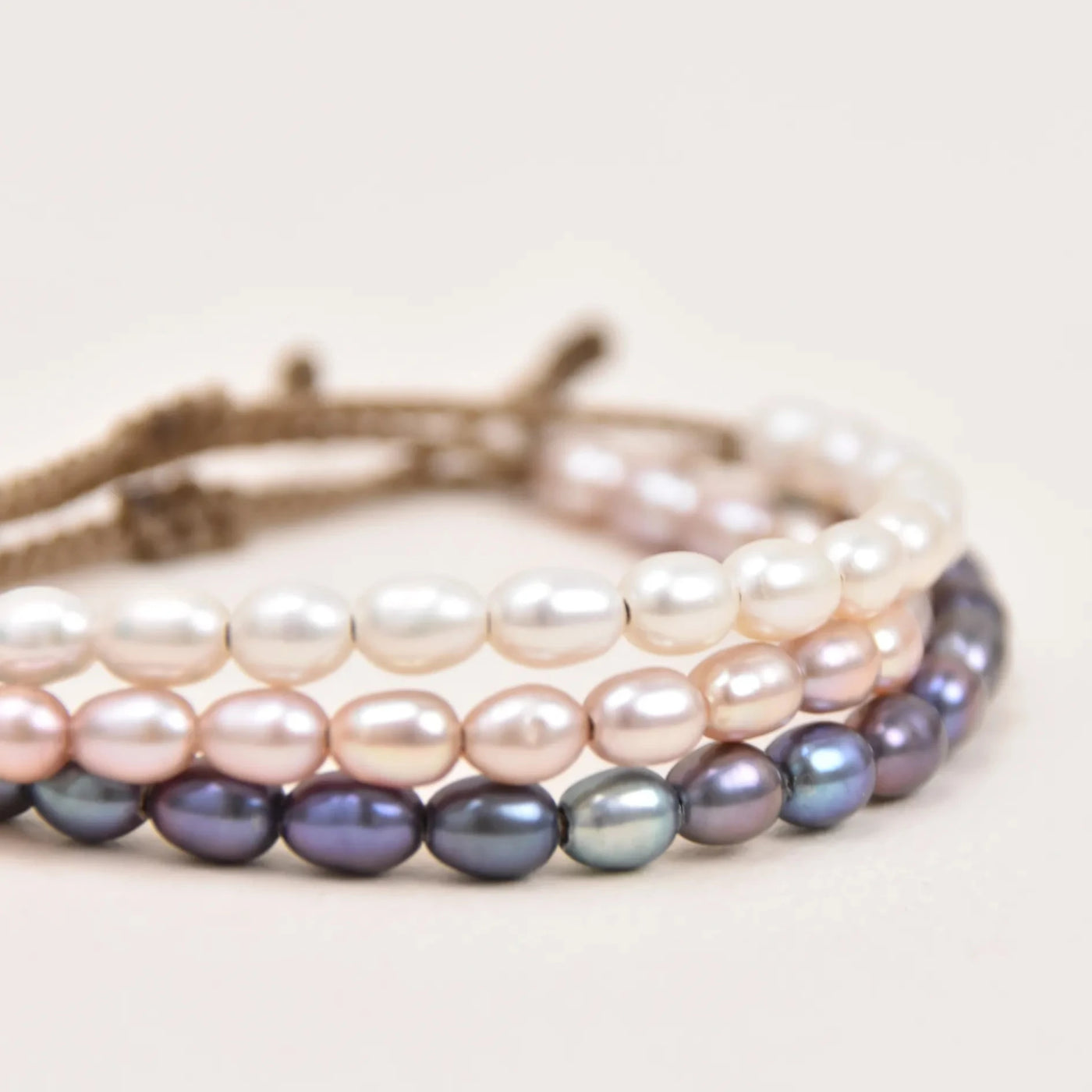 The Crown Rice Pearl Bracelet