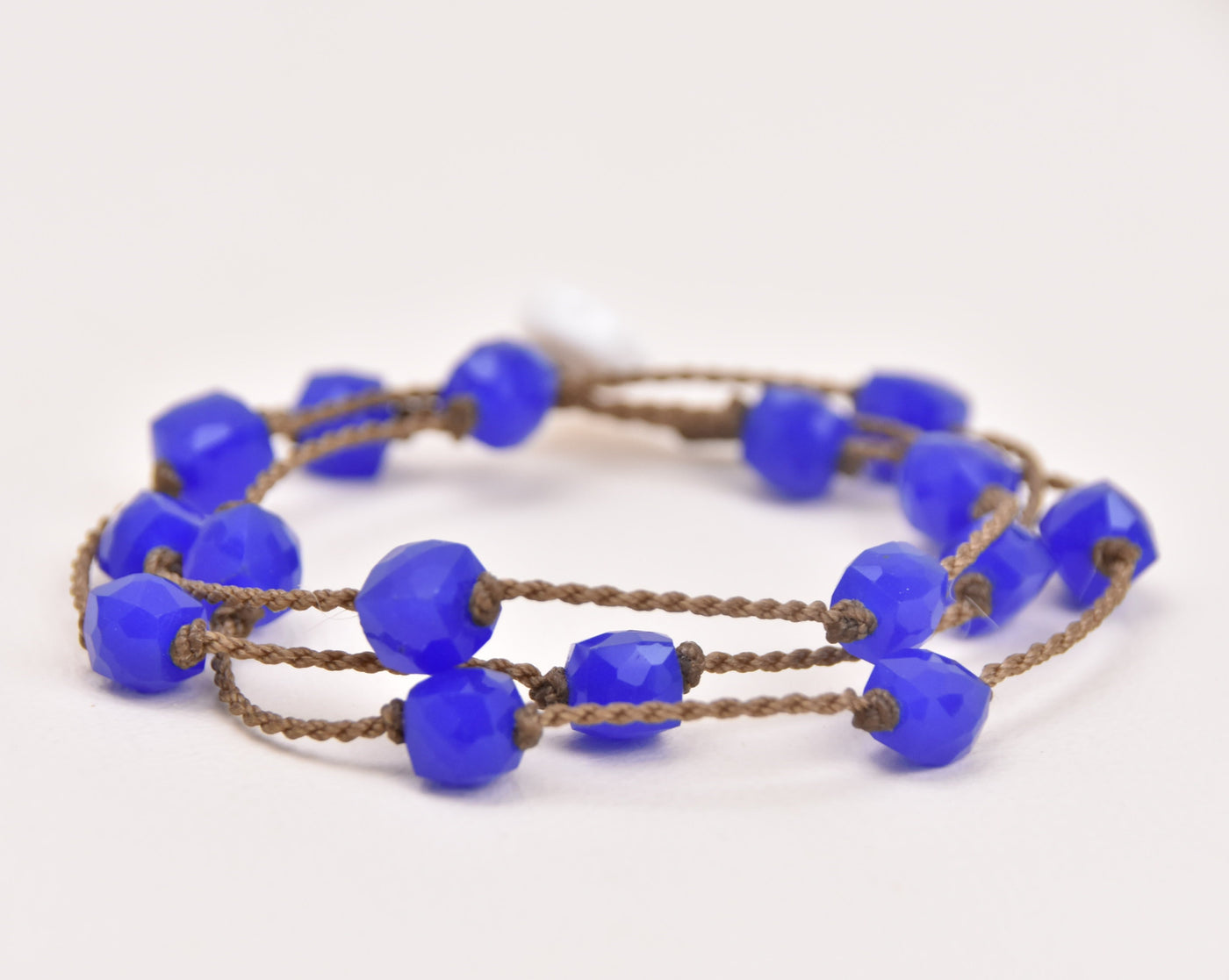 Cobalt Blue Chalcedony WRAP - only 1 available! 22" standard length