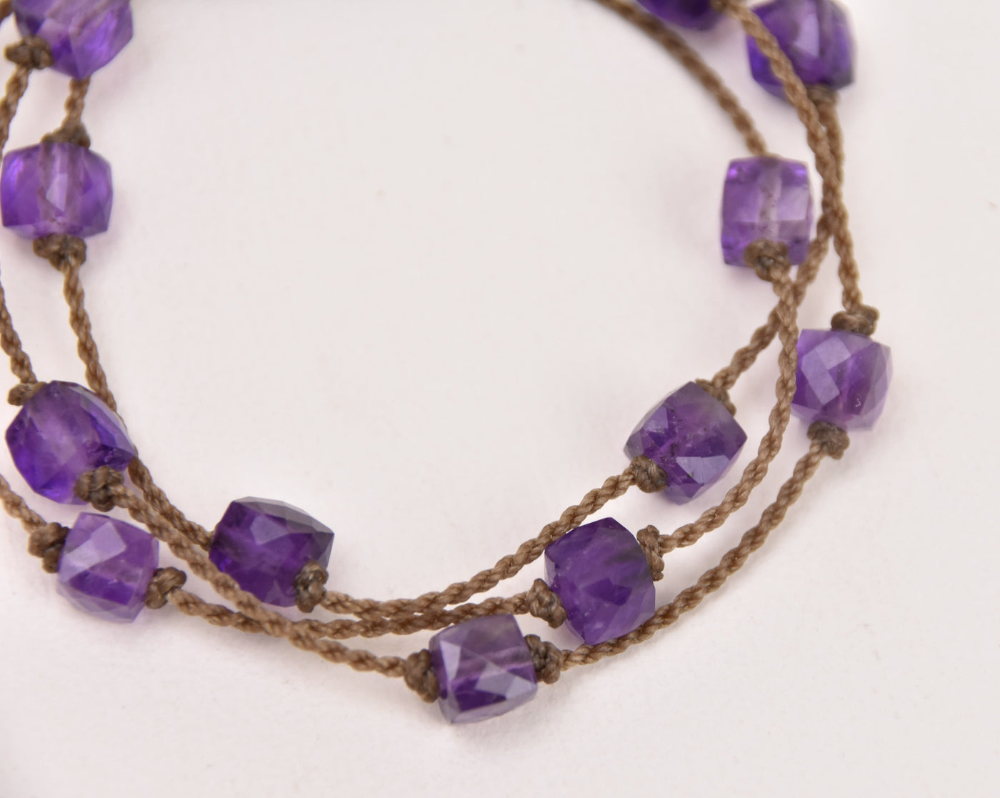 Amethyst Cube Petite Wrap - only 3 available!
