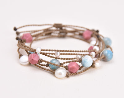 Cotton Candy Clouds - Bracelet Stack (15% off)