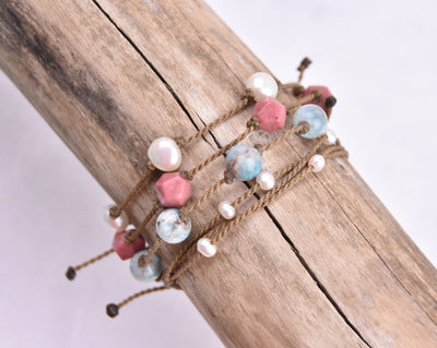 Cotton Candy Clouds - Bracelet Stack (15% off)