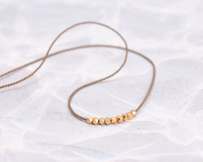 Minimalist Metal  Necklace - Rose Gold, Gold or Silver