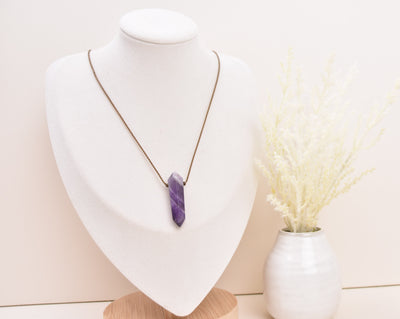 Double Terminated Crystal-1632-Amethyst
