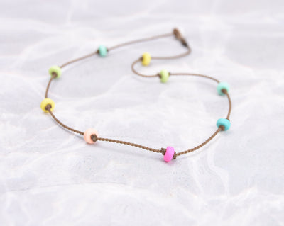 Neon Heishi Princess Necklace