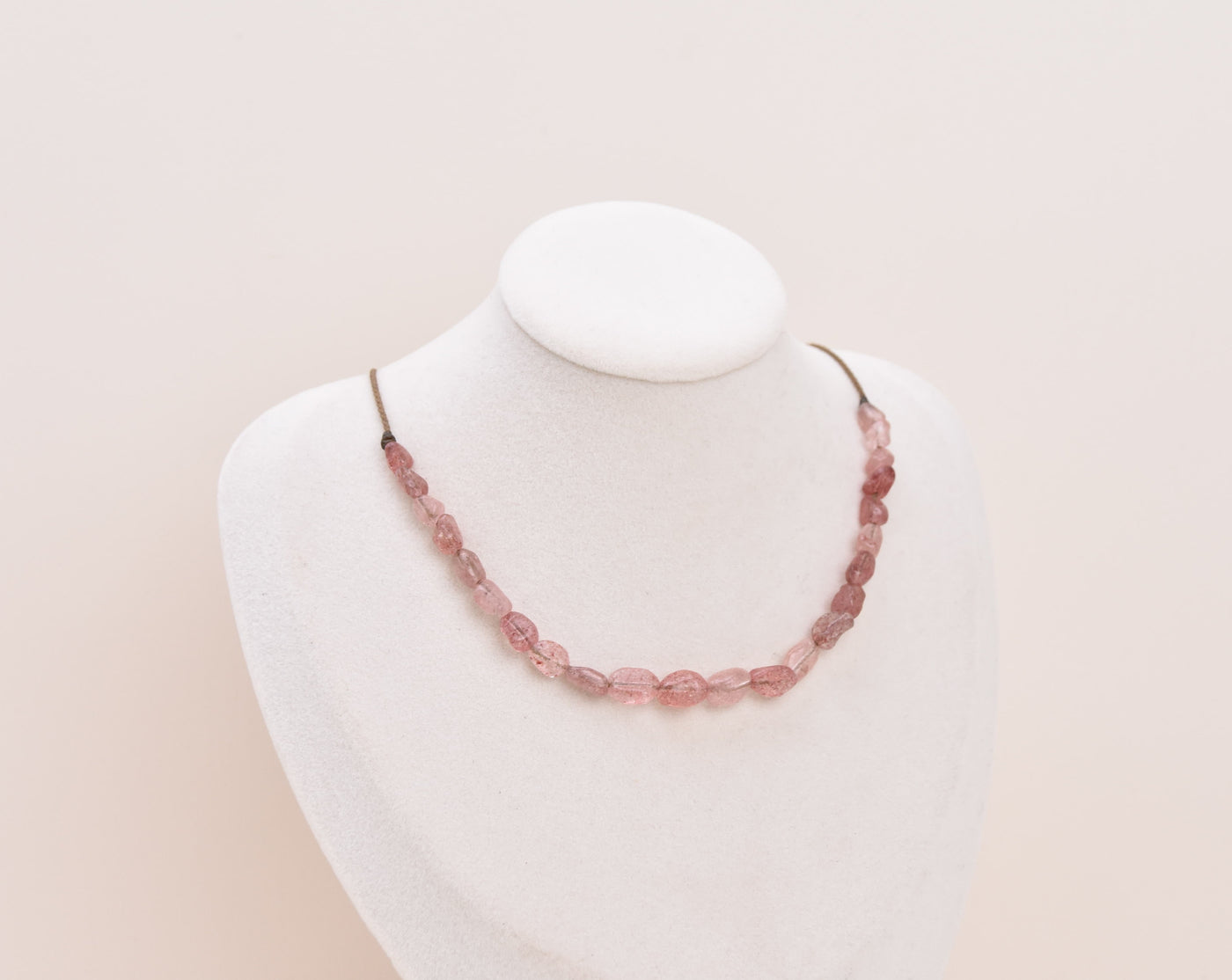Red Tones - Pebble Necklaces