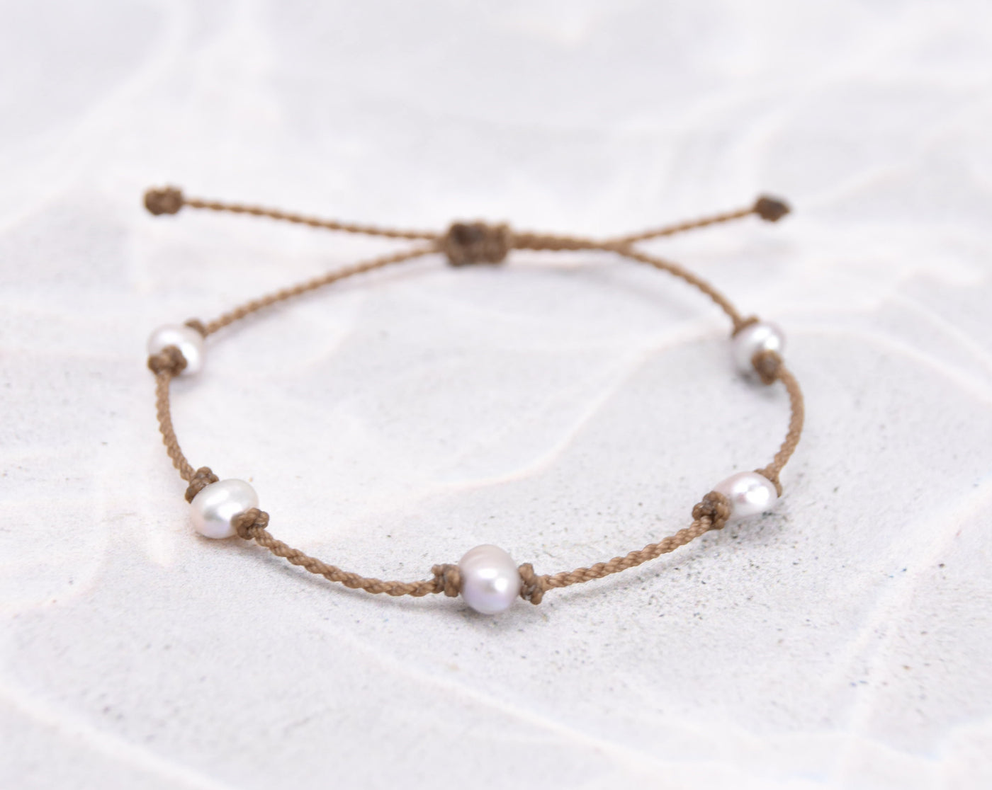 Silver Pearl Bracelets