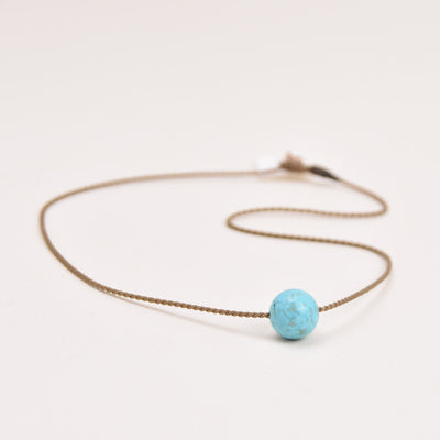 Turquoise Howlite - Classic Necklace