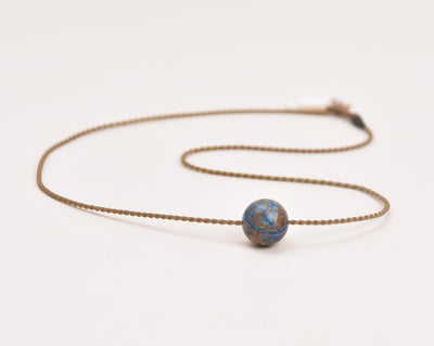 Blue Calsillica - Classic Necklace