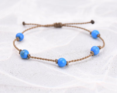 Turquoise & Island Blue Howlite Bracelets
