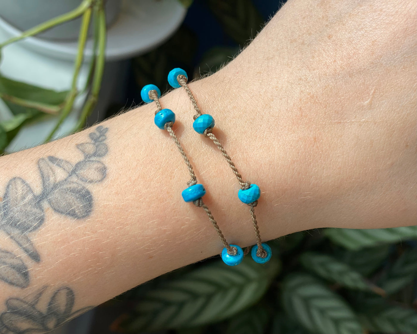 Turquoise & Island Blue Howlite Bracelets