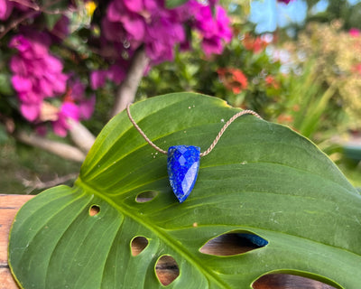 Lapis Lazuli - Pyramid Necklace