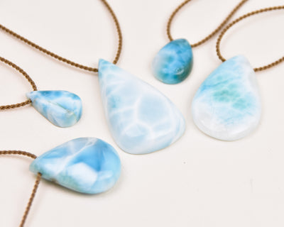 Larimar Gemstones - Pick your Pendant!