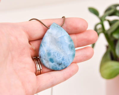 Larimar Gemstones - Pick your Pendant!