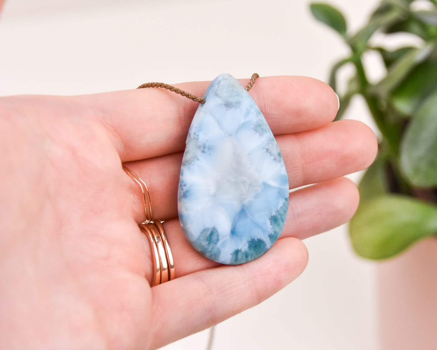Larimar Gemstones - Pick your Pendant!