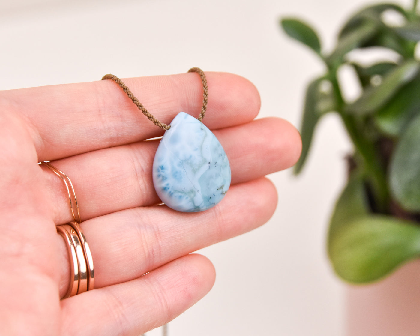 Larimar Gemstones - Pick your Pendant!