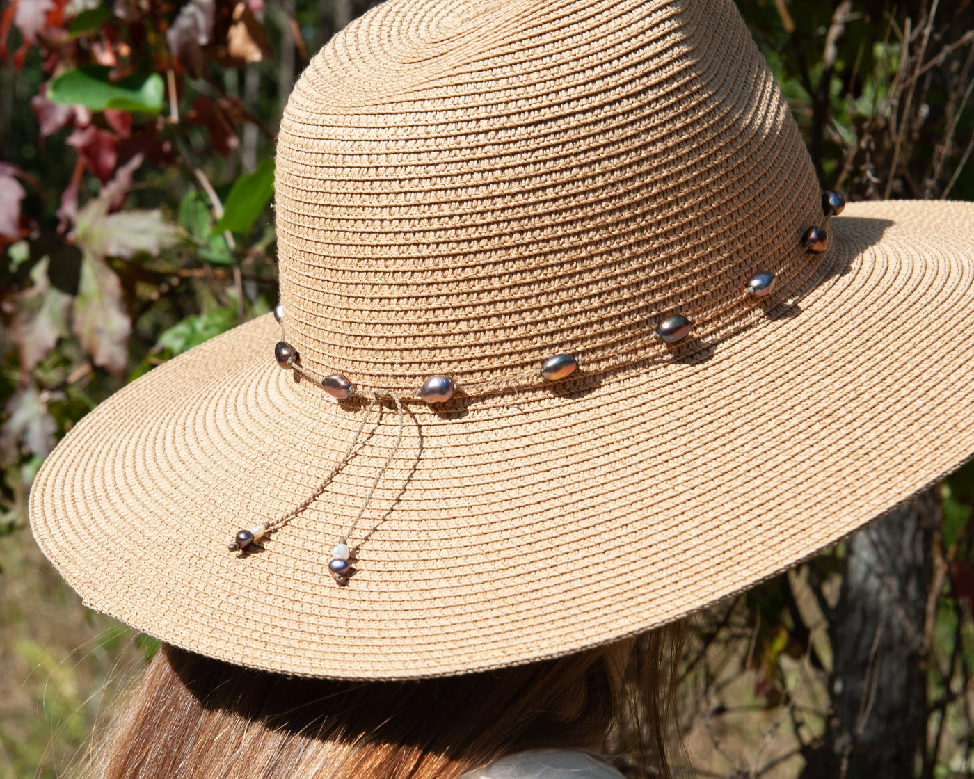 Pearl Duets - necklace + hatband