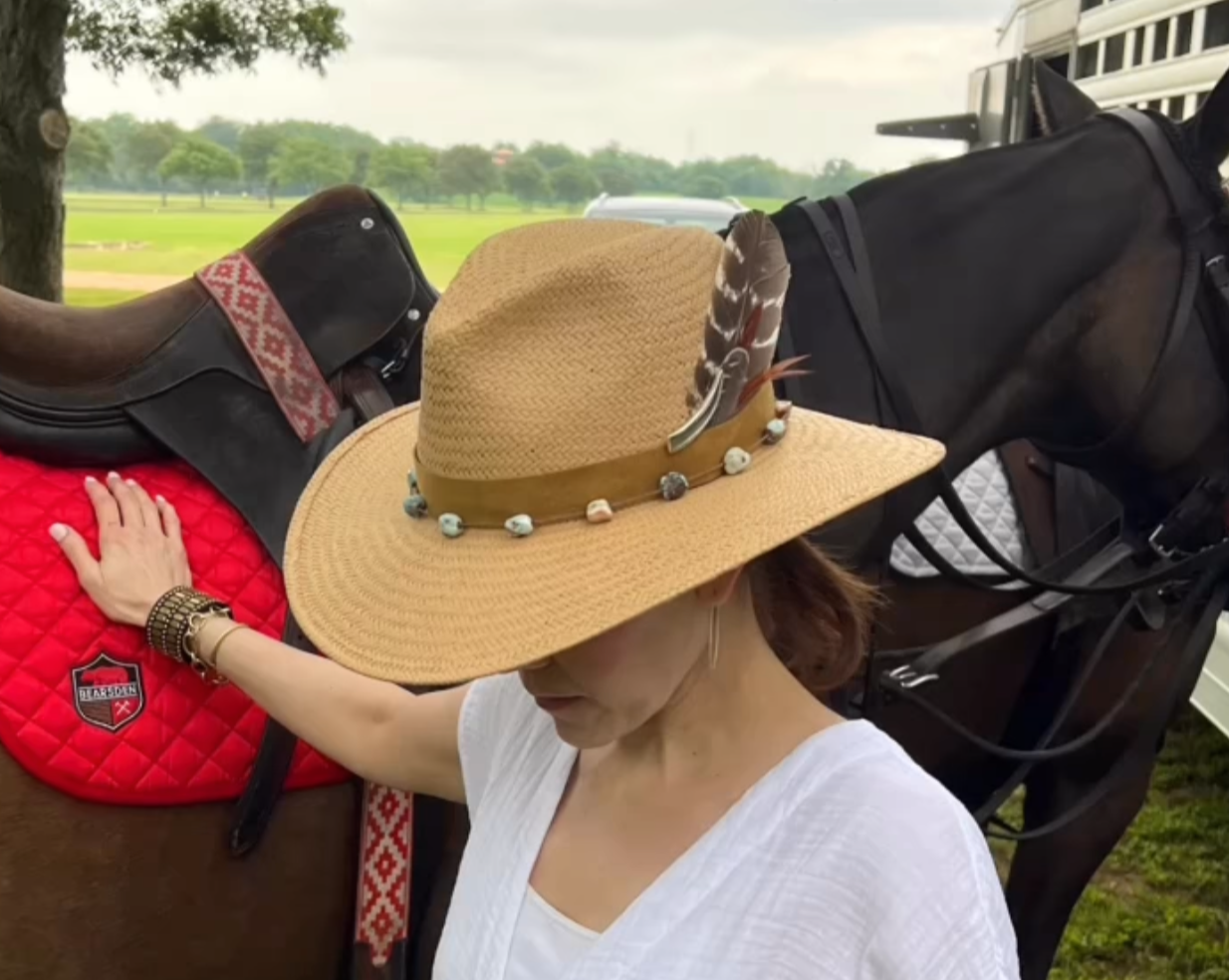 The Duet, a necklace + a hatband!