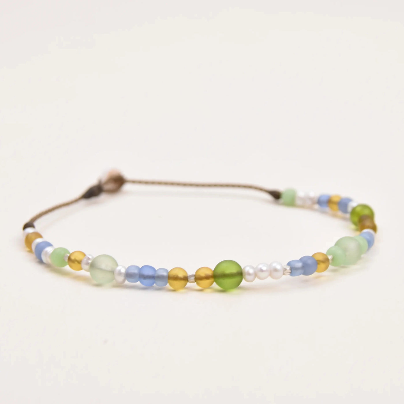 Sea Glass Anklets