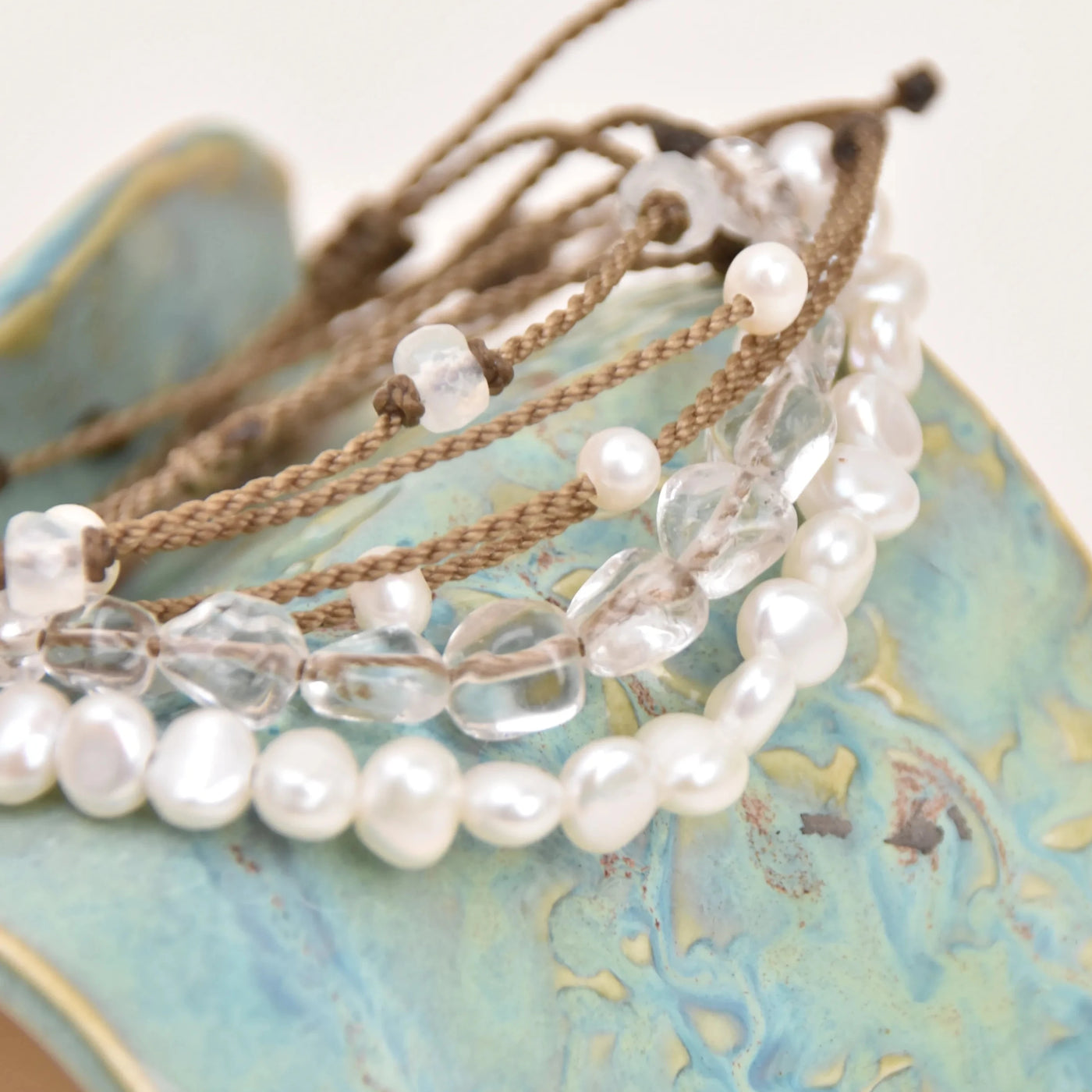 White Lotus - Bracelet Stack