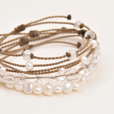 White Lotus - Bracelet Stack