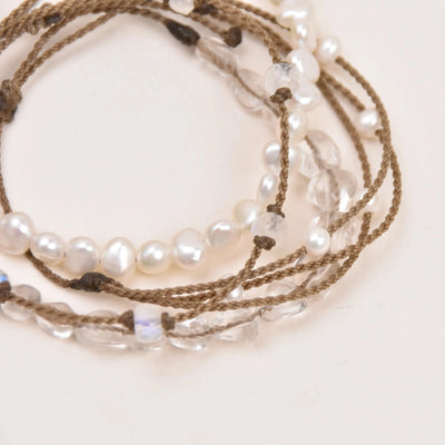 White Lotus - Bracelet Stack