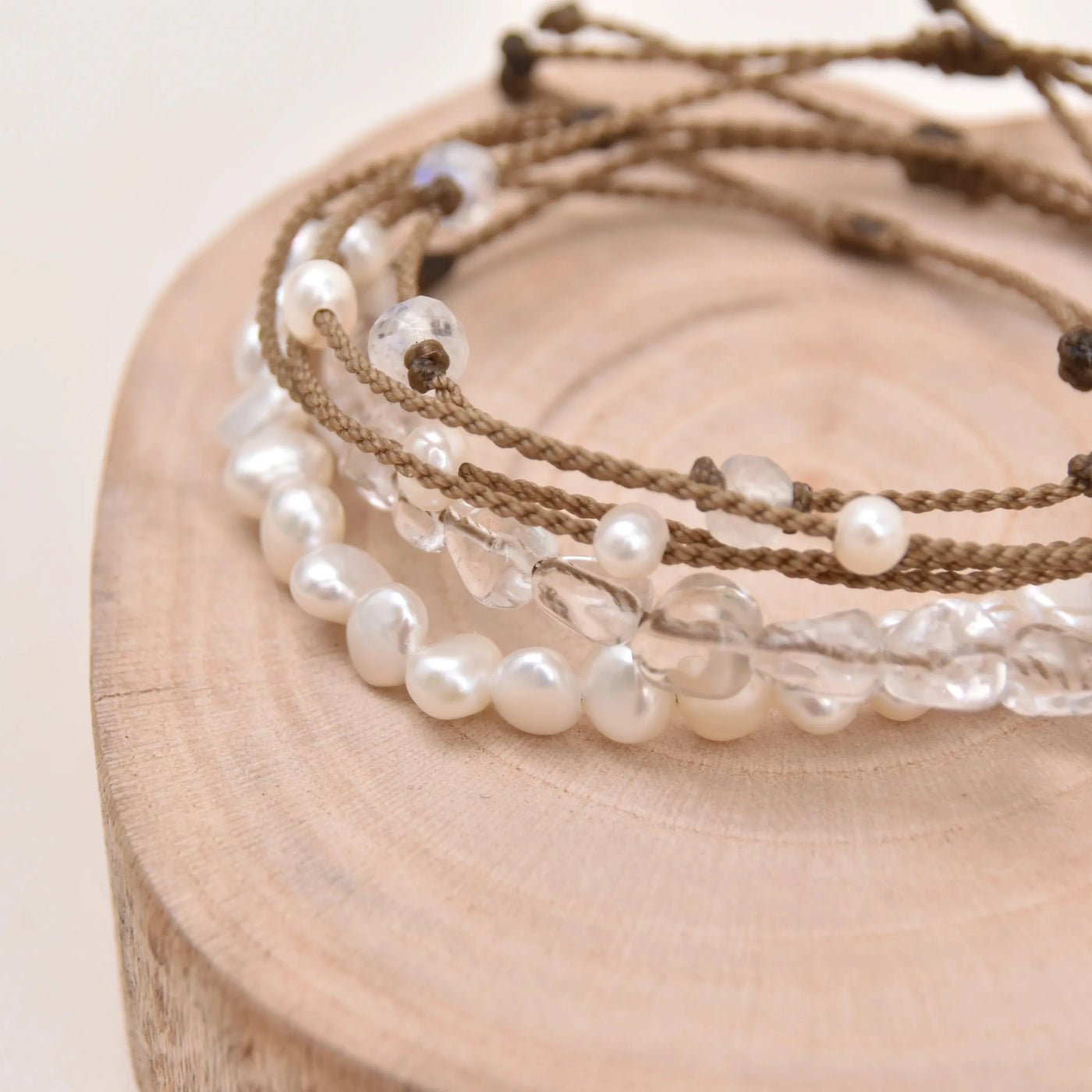 White Lotus - Bracelet Stack