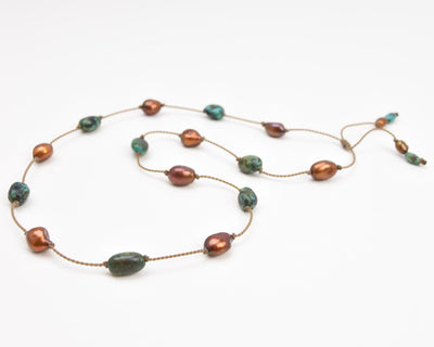 The Duet, a necklace + a hatband!