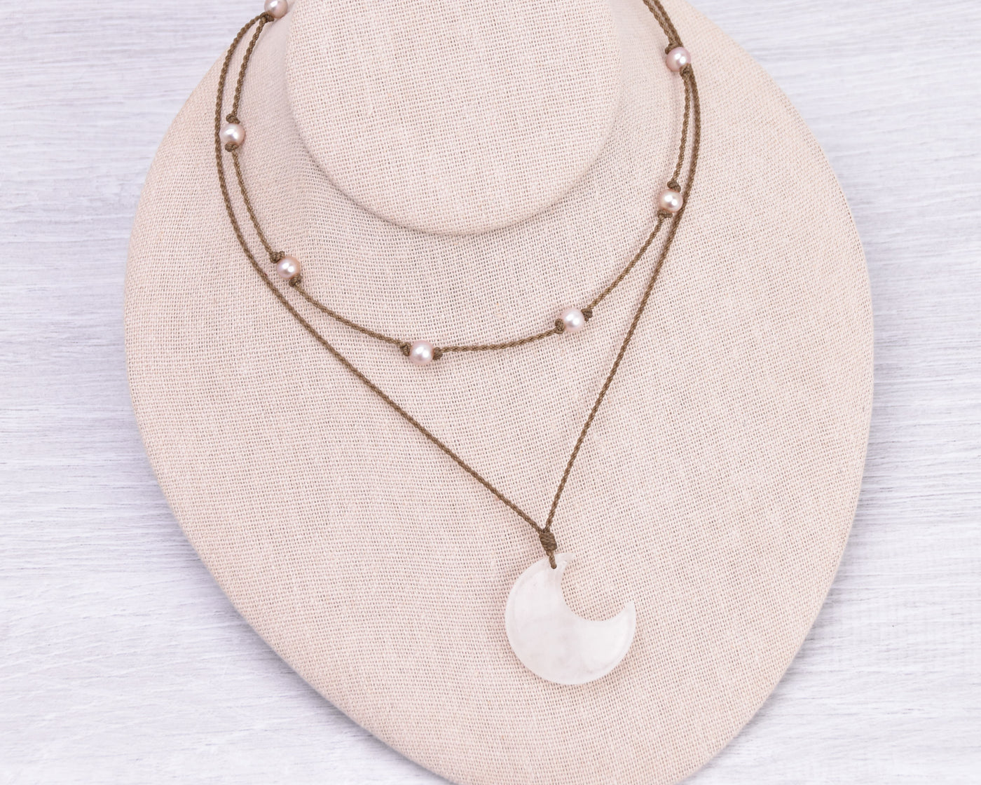 Moonstone Aura - Necklace Stack
