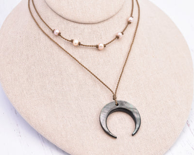 Waining Crescent - Necklace Stack (10% off)