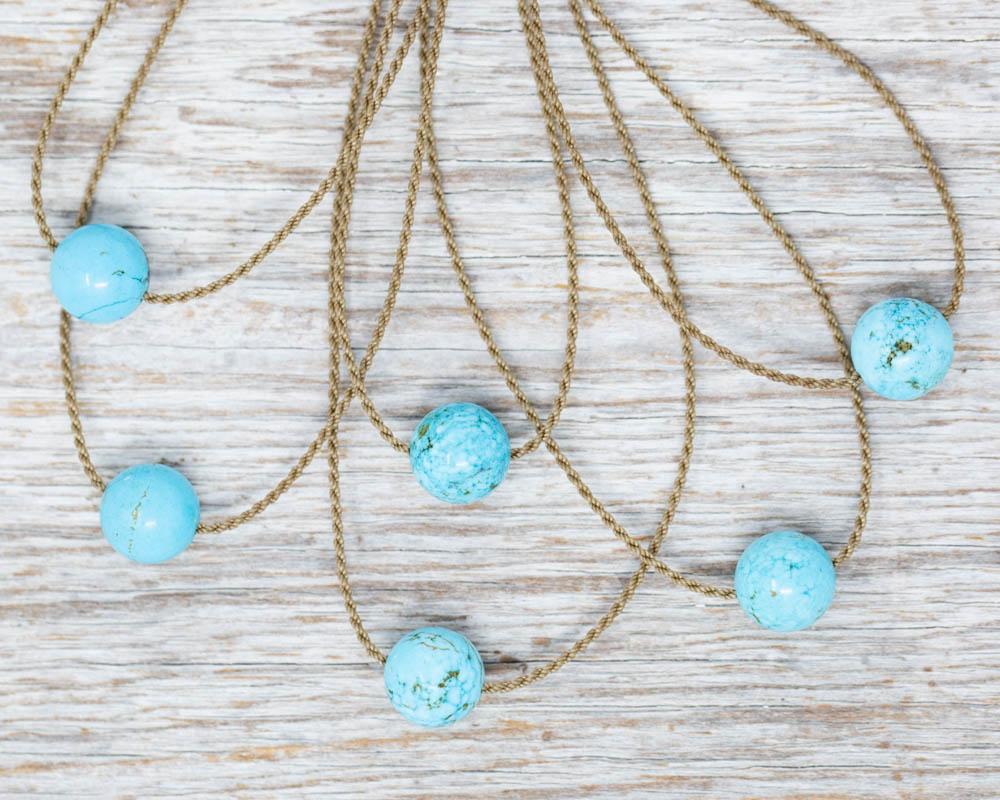 Turquoise Howlite - Classic Necklace