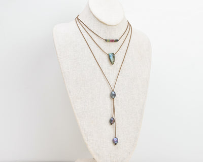 On the Dark Side - Necklace Stack (15% off)